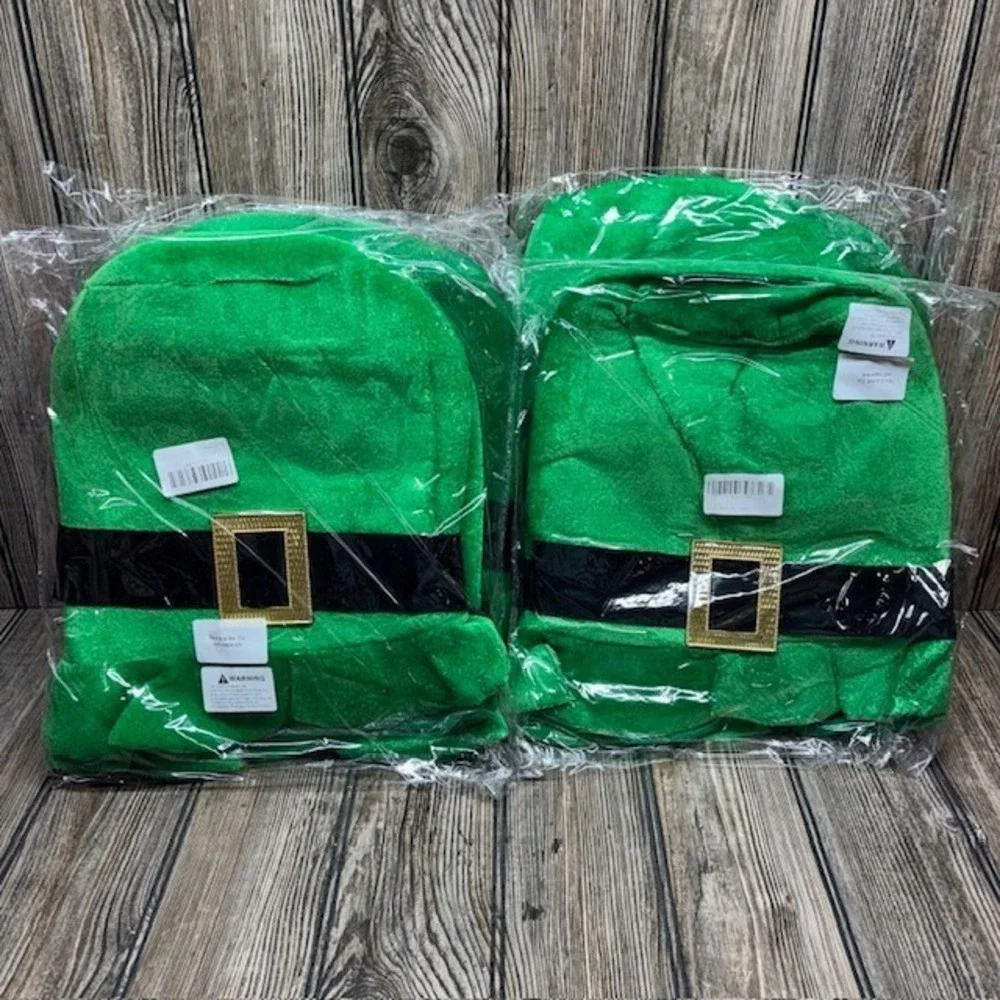 Lot of 12 St. Patrick's Day Parade Hat Green Top Hat Fun Leprechaun Unisex Adult